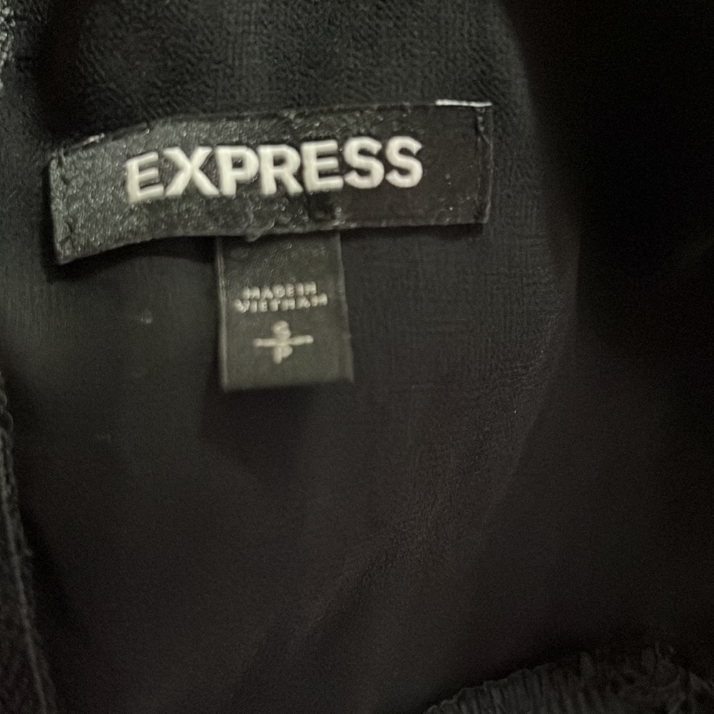 Black Spaghetti String Top With Zipper - image 3